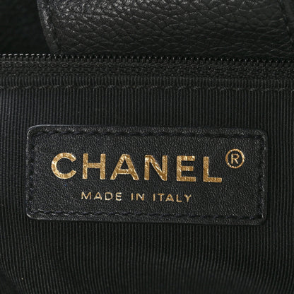 Chanel Calfskin Cerf Executive Shopper Tote Black 6 of 11