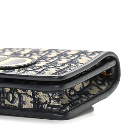 Christian Dior Oblique 30 Montaigne 2-In-1 Pouch Blue 8 of 8
