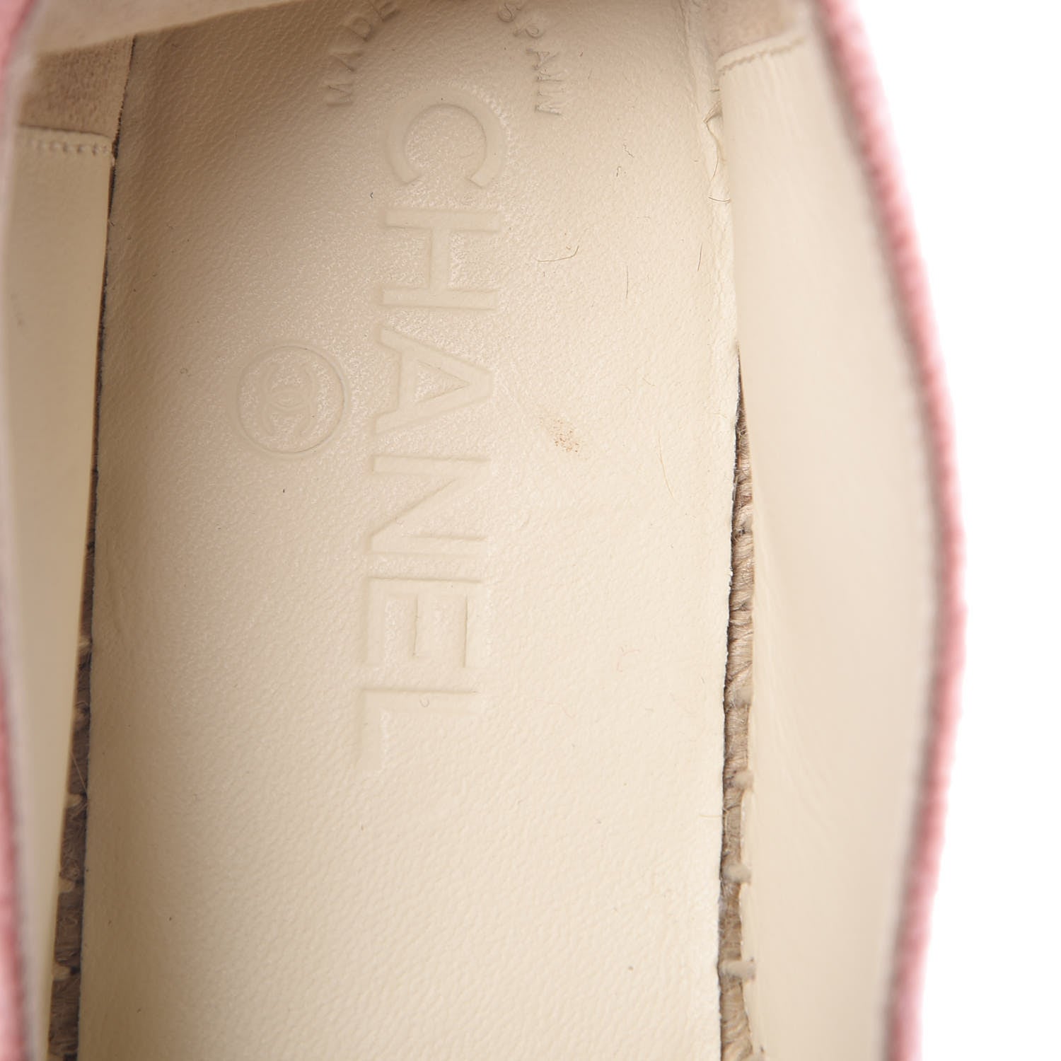 Chanel Velvet Grosgrain Quilted Camellia CC Espadrilles 40 Pink Black 10 of 11