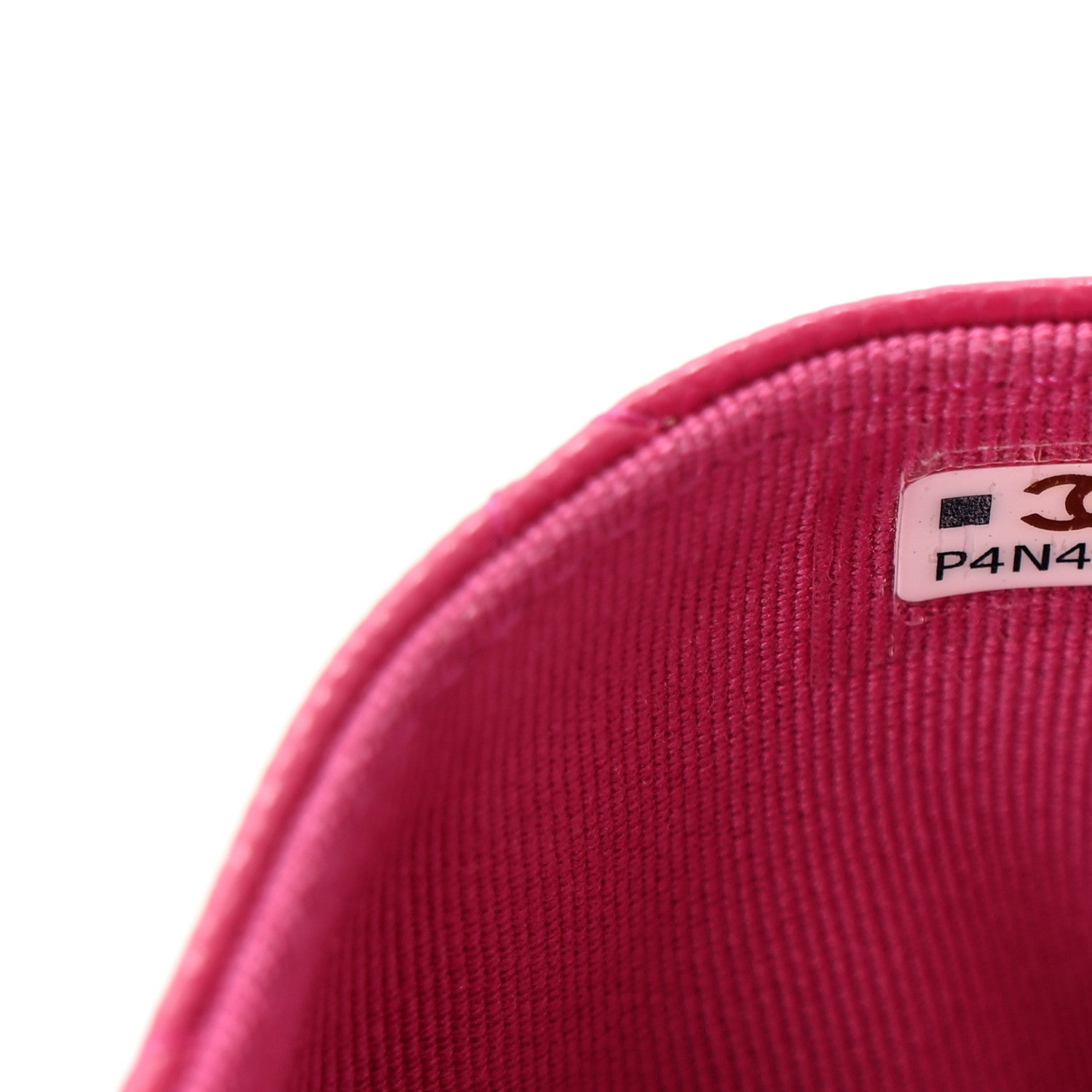 Chanel Caviar Quilted Flap Card Holder Wallet Dark Pink 7 of 9