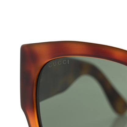 Gucci Acetate Square Frame Sunglasses GG0142SA Tortoise 7 of 8