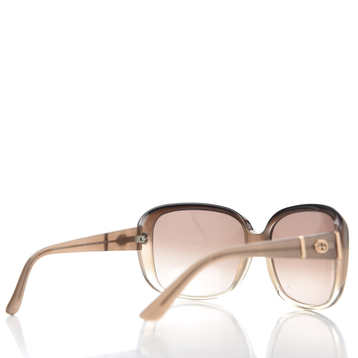 Gucci Acetate Square Frame Sunglasses GG3125S Brown 4 of 7