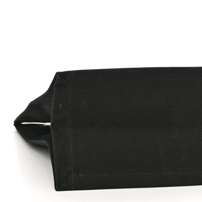 Saint Laurent Linen Calfskin Rive Gauche Tote Black 8 of 11