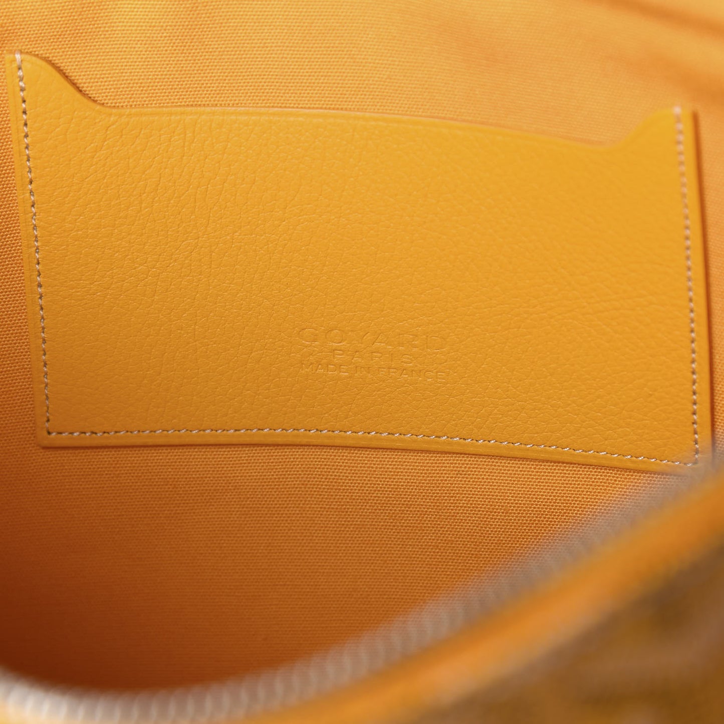 Goyardine Senat Pochette MM Yellow