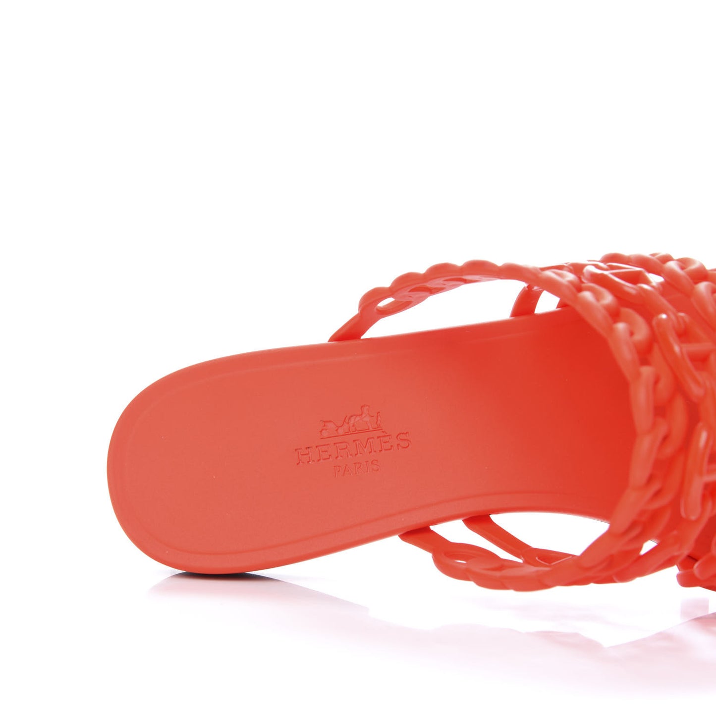 Rubber Chaine d'Ancre Nude Sandals 38 Pavot
