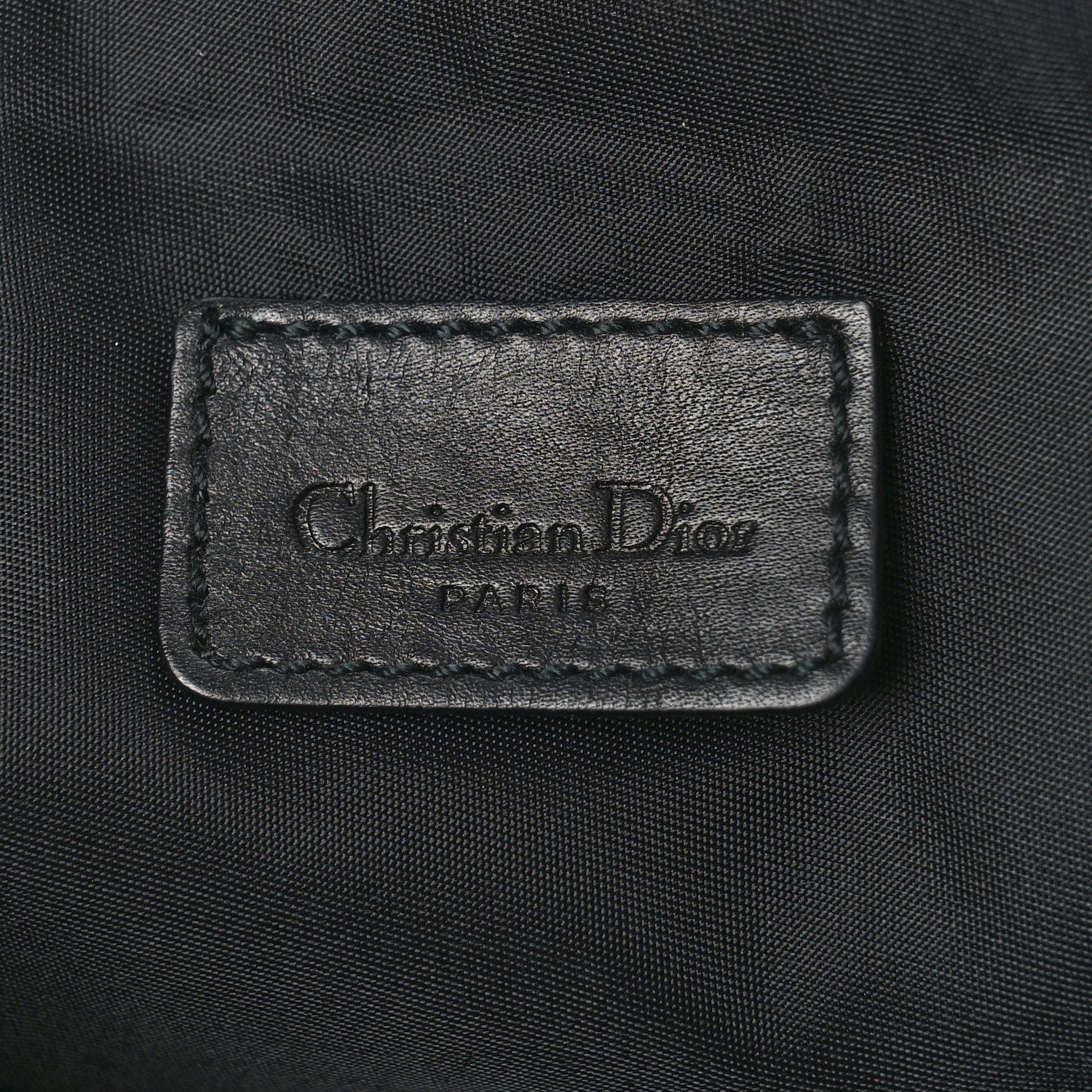 Christian Dior Monogram Mini Saddle Pochette Black 6 of 9