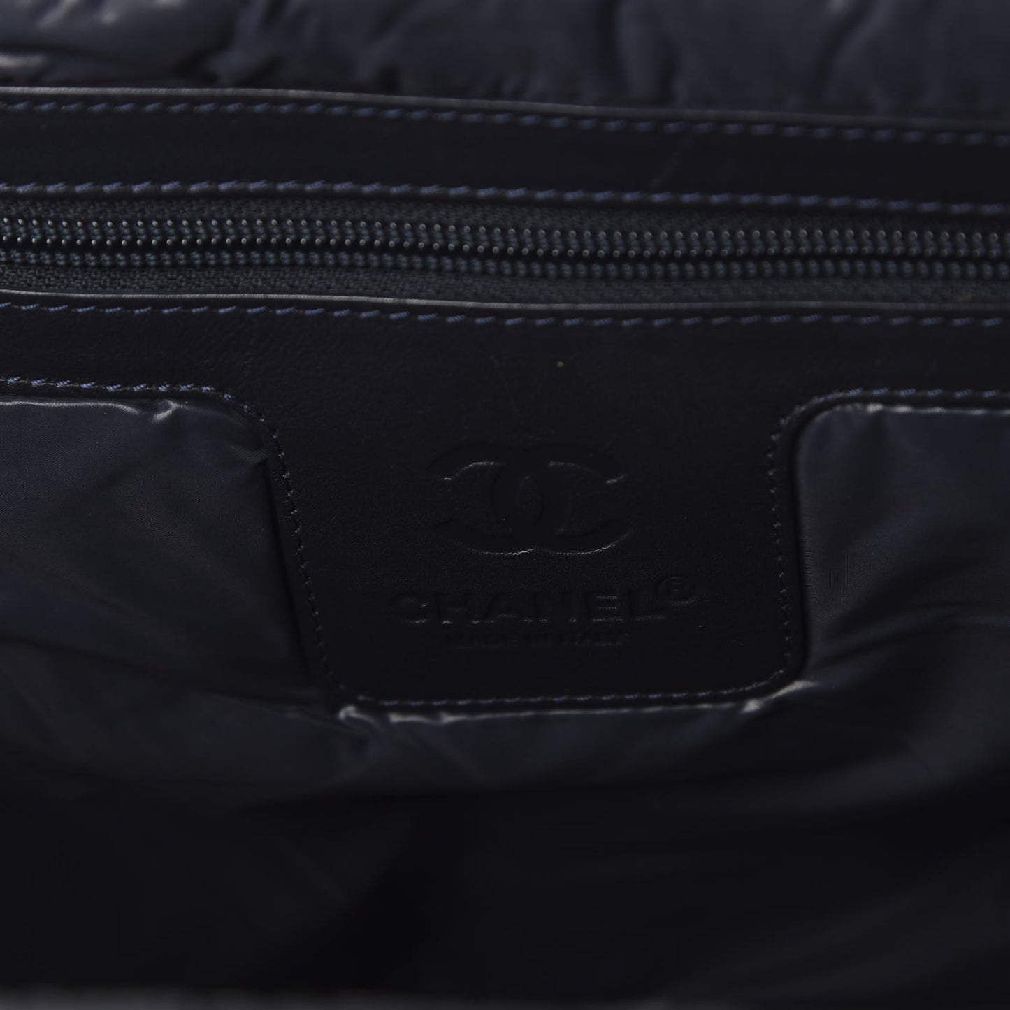 Nylon Quilted Coco Cocoon Bowler Grey