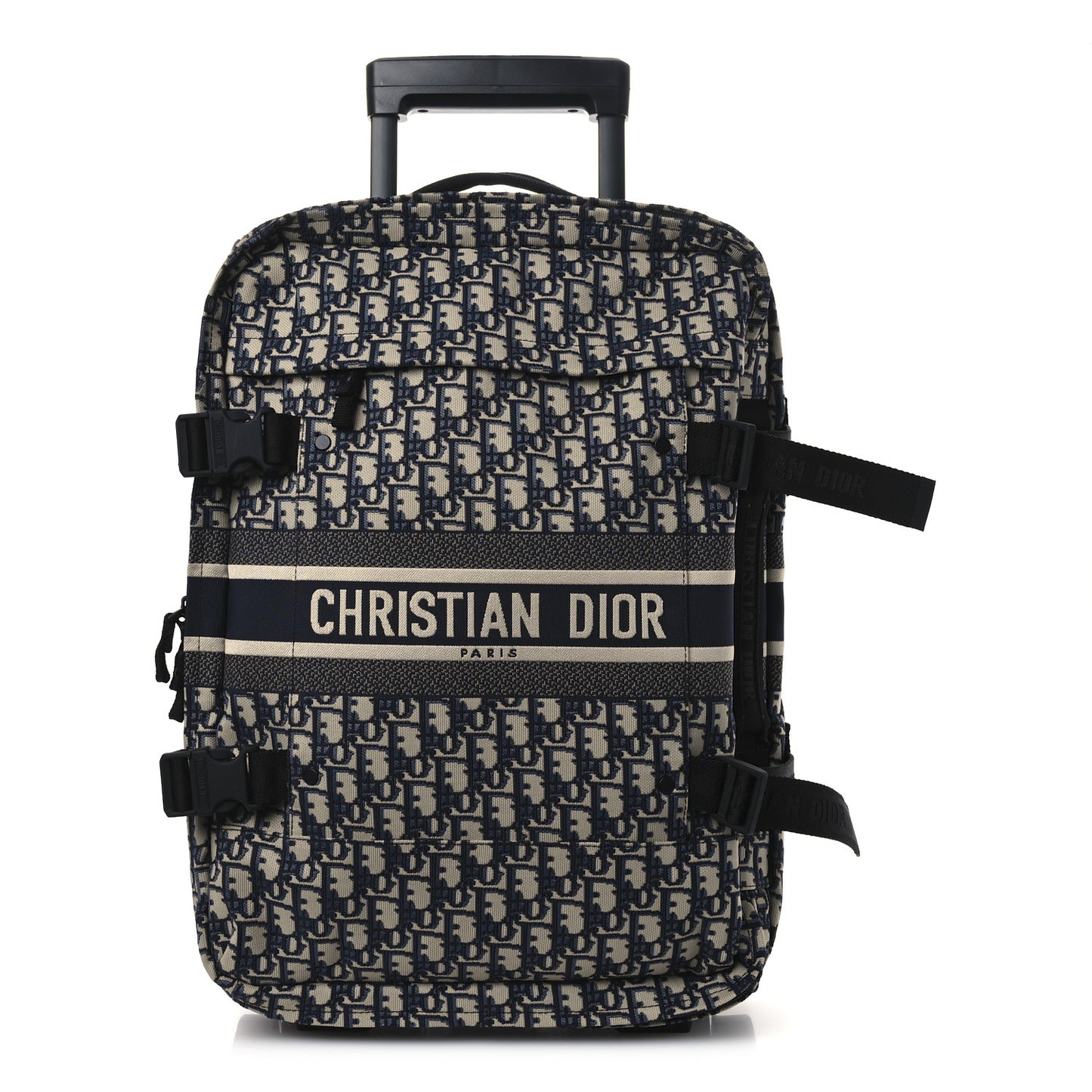 Oblique Small Diortravel Suitcase Blue