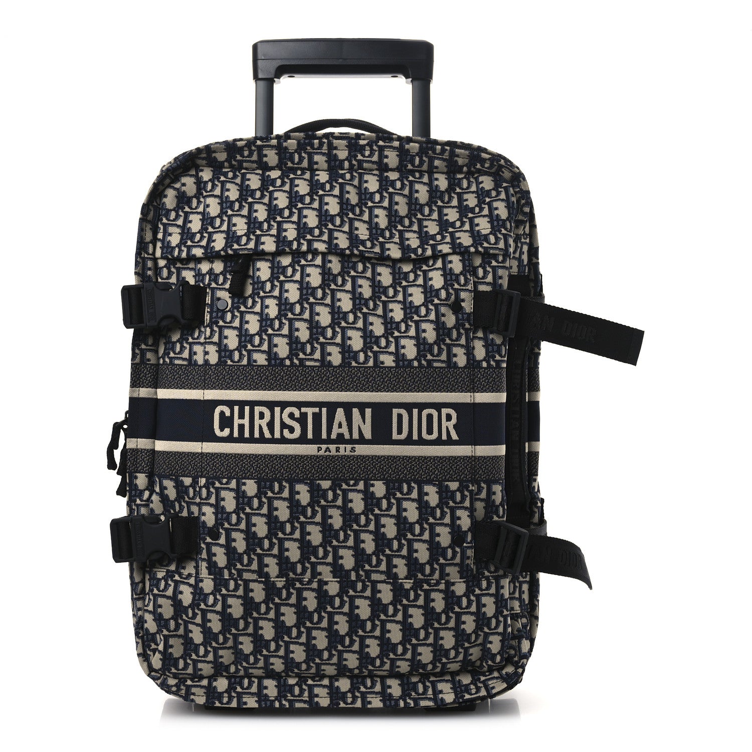 Christian Dior Oblique Small Diortravel Suitcase Blue 1 of 11