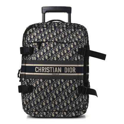 Christian Dior Oblique Small Diortravel Suitcase Blue 1 of 11