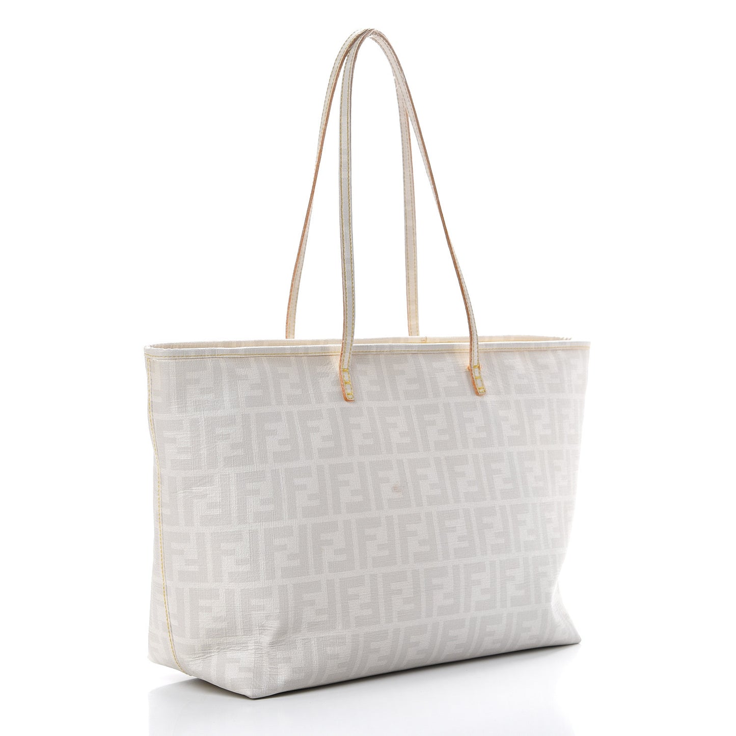 Zucca Spalmati Medium Roll Tote Bianco