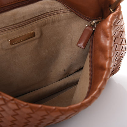 Bottega Veneta Nappa Intrecciato Shoulder Bag Tan 9 of 12
