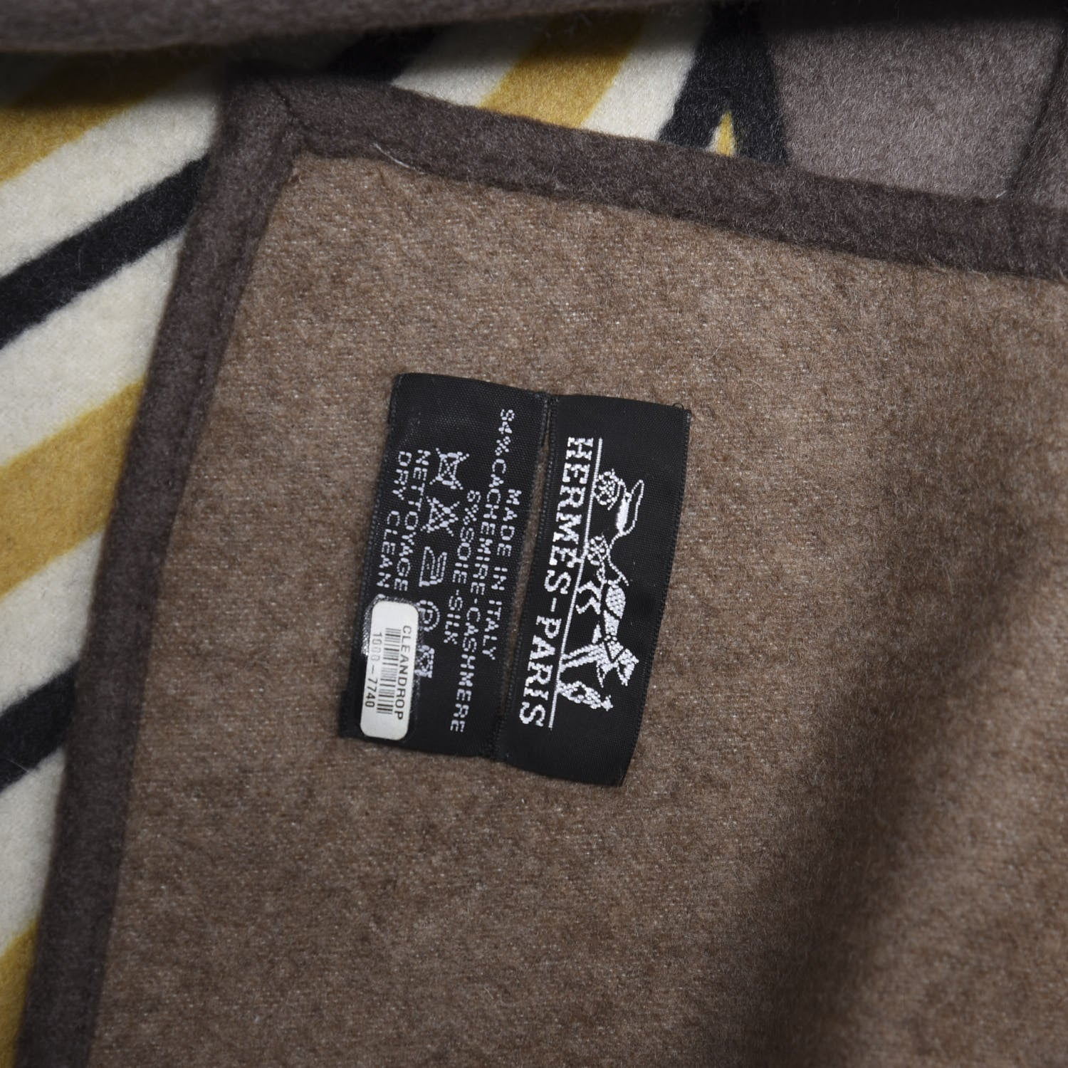 Hermes Cashmere Silk Quadrige Blanket 4 of 4