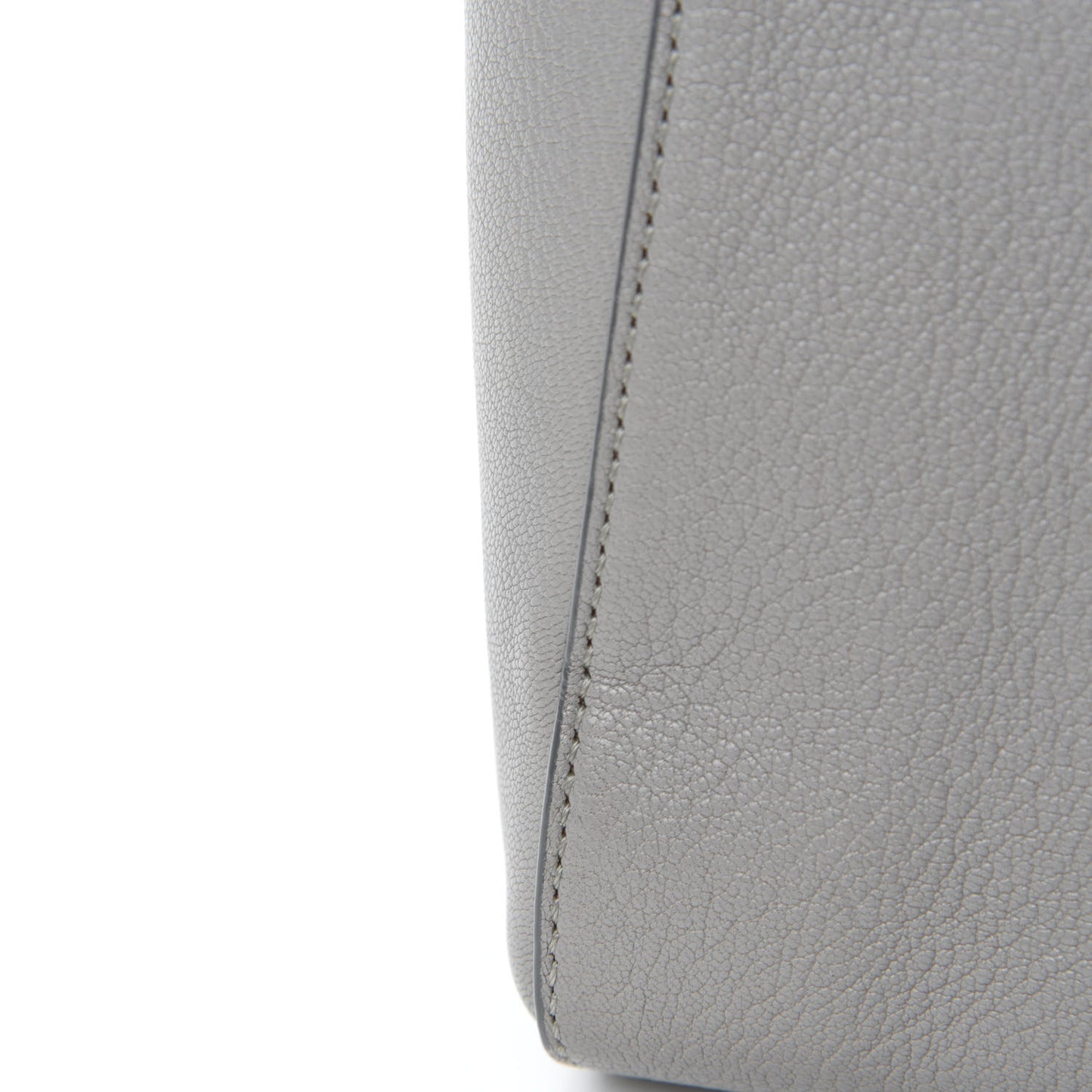 Sugar Goatskin Medium Antigona Pearl Grey