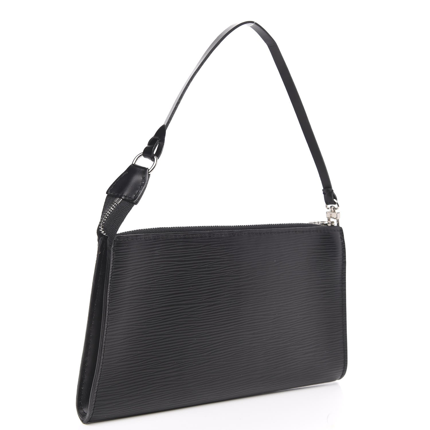 Louis Vuitton Epi Pochette Accessories 24 Black 3 of 9