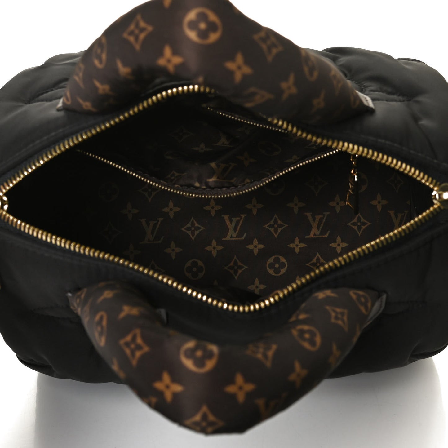 Econyl Mini Monogram Pillow Speedy Bandouliere 25 Black