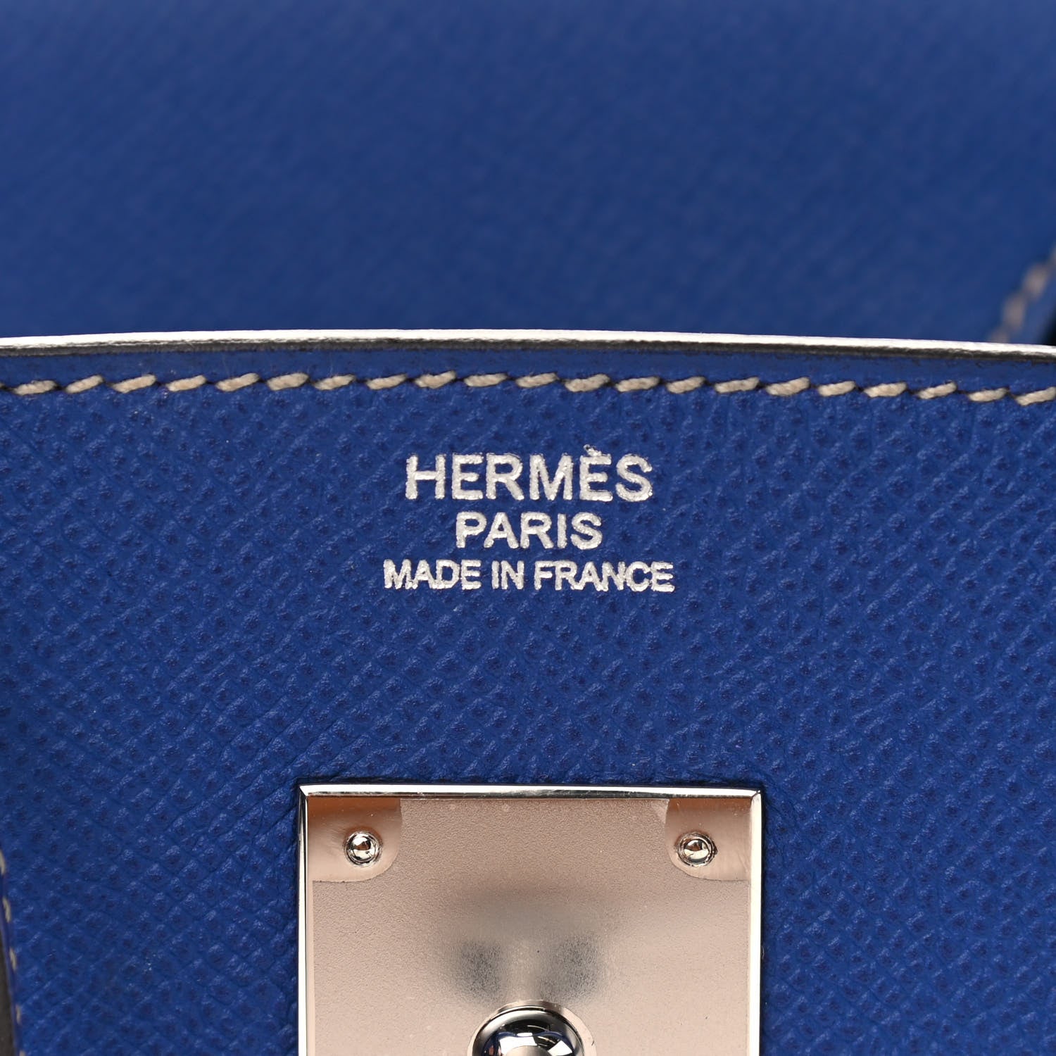 Hermes Epsom Candy Birkin 30 Bleu Electrique Mykonos 5 of 10
