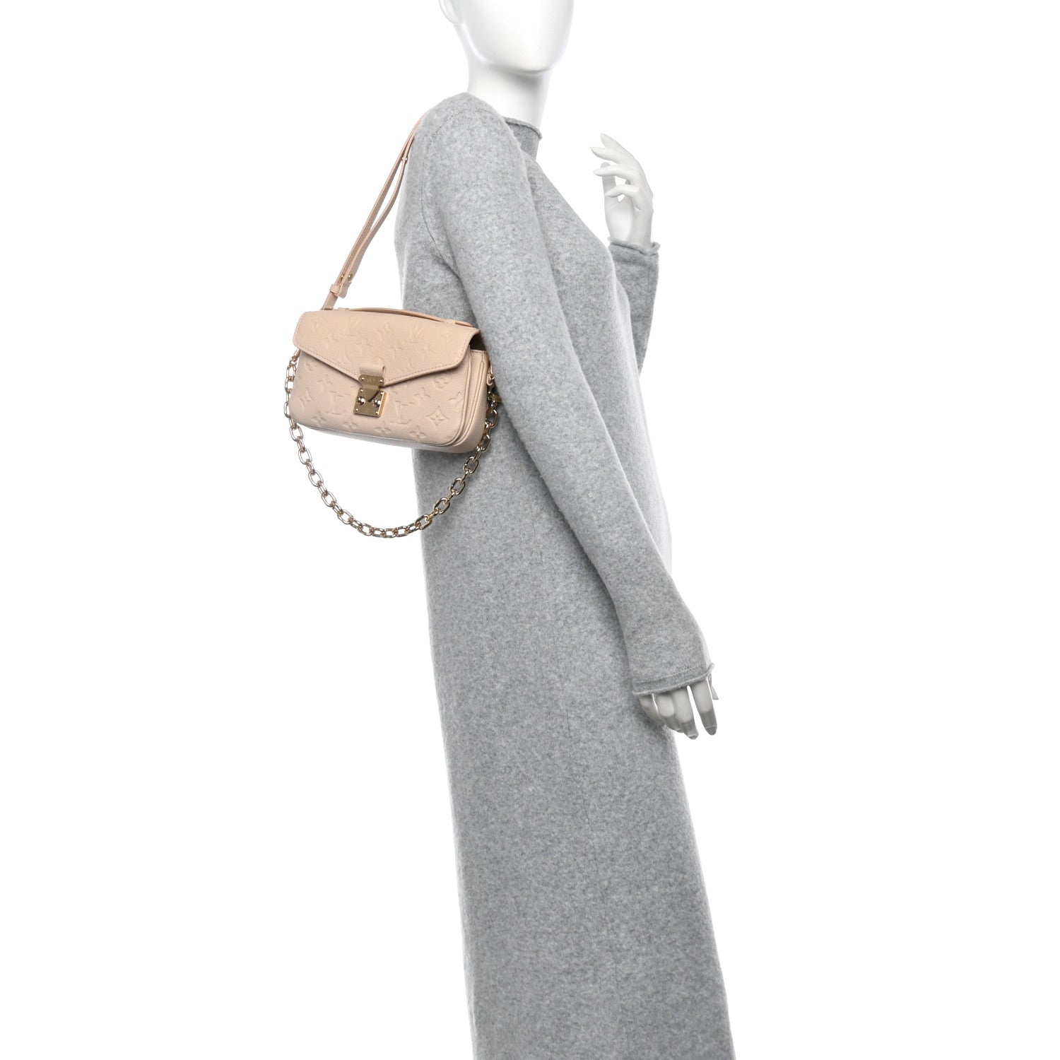 Louis Vuitton Empreinte Pochette Metis East West Sand 2 of 11