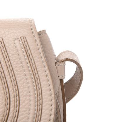 Chloe Calfskin Mini Marcie Round Crossbody Bag Abstract White 10 of 12