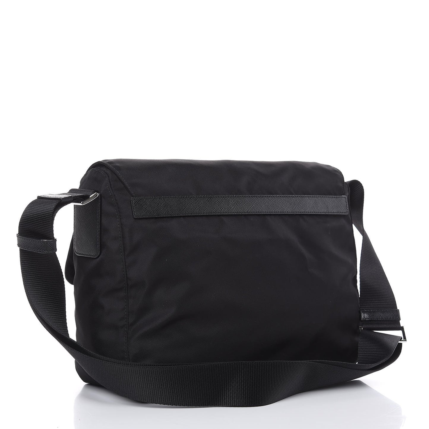 Tessuto Nylon Messenger Bag Black