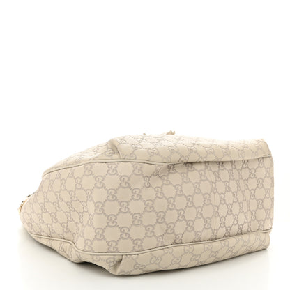 Gucci Guccissima Signature Medium Emily Hobo Mystic White 4 of 11