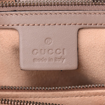Gucci Calfskin Matelasse Medium GG Marmont Tote Porcelain Rose 6 of 9