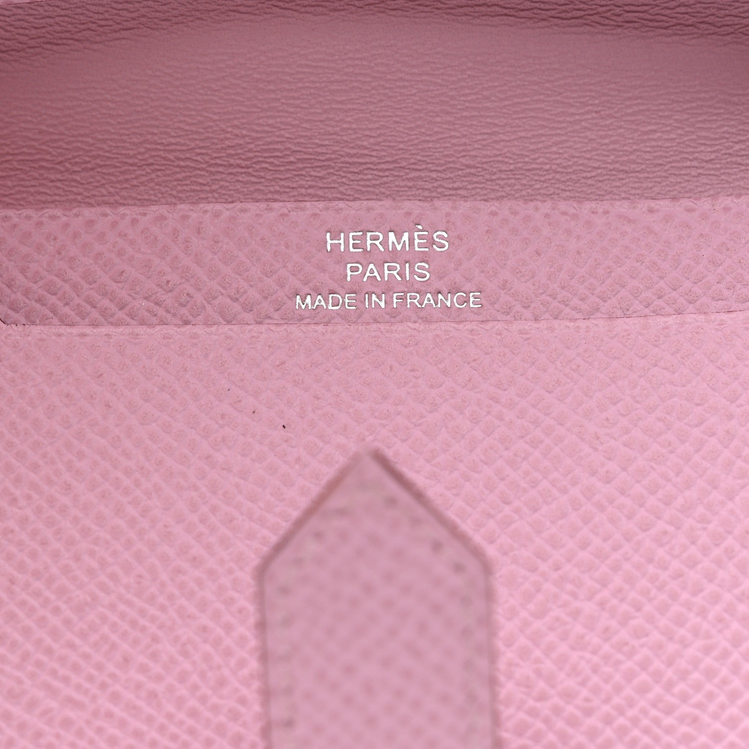 Hermes Epsom Bearn Card Holder Wallet Mauve Sylvestre 6 of 8