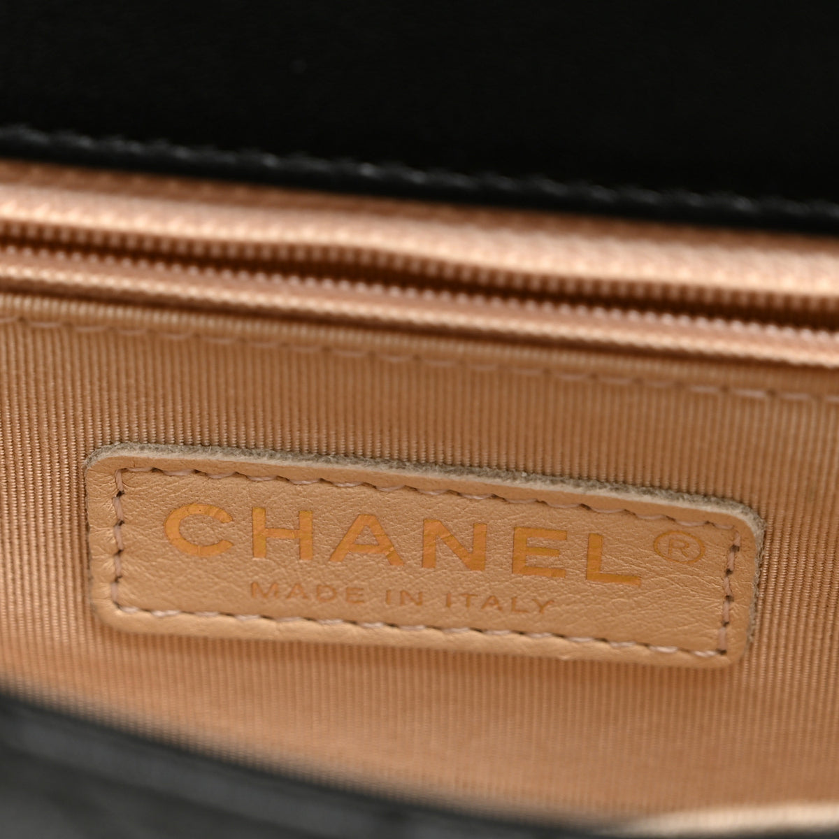 Lambskin Quilted Large Pearl Chain Flap Bag Black