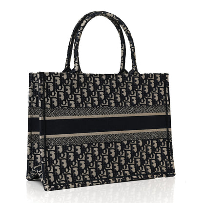 Christian Dior Oblique Medium Book Tote Blue Multicolor 3 of 11