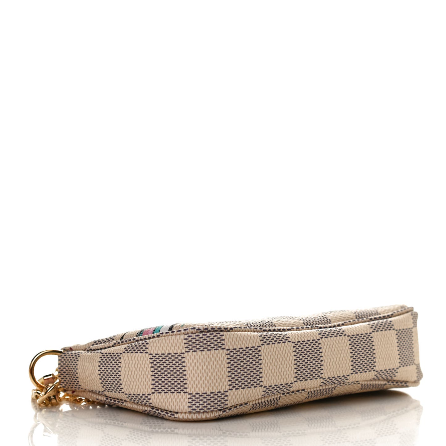 Damier Azur 2021 Christmas Animation Hollywood Mini Pochette Accessories Fuchsia