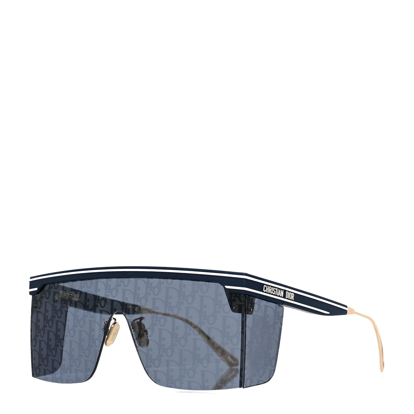 Oblique Diorclub M1U Mask Sunglasses Blue