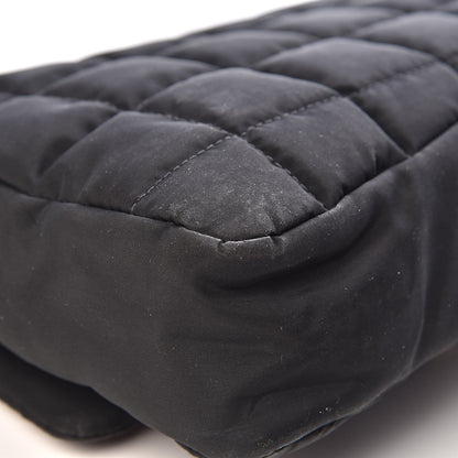 Chanel Nylon Square Quilted Flap Black 13 of 15