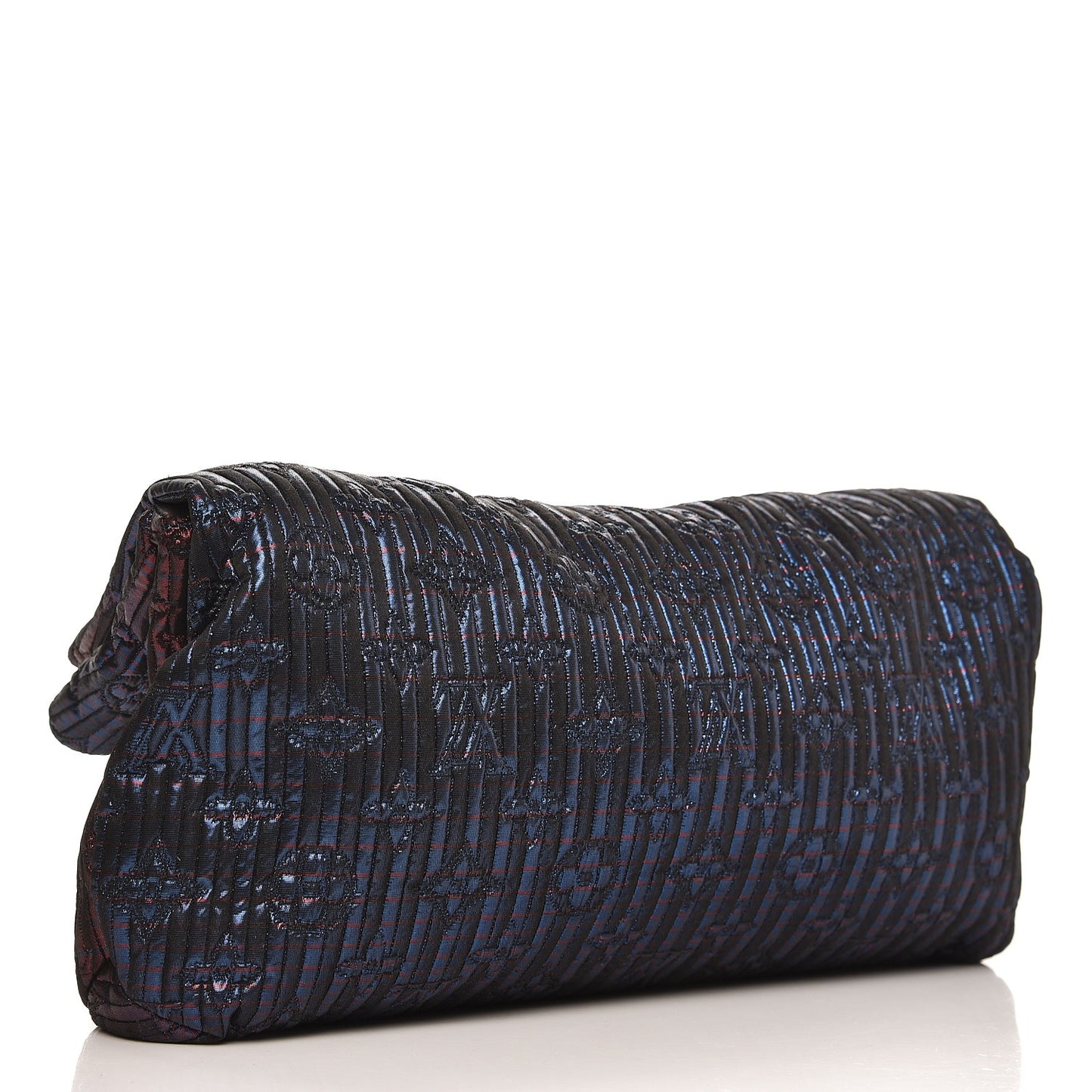 Jacquard Quilted Monogram Altair Clutch Marine