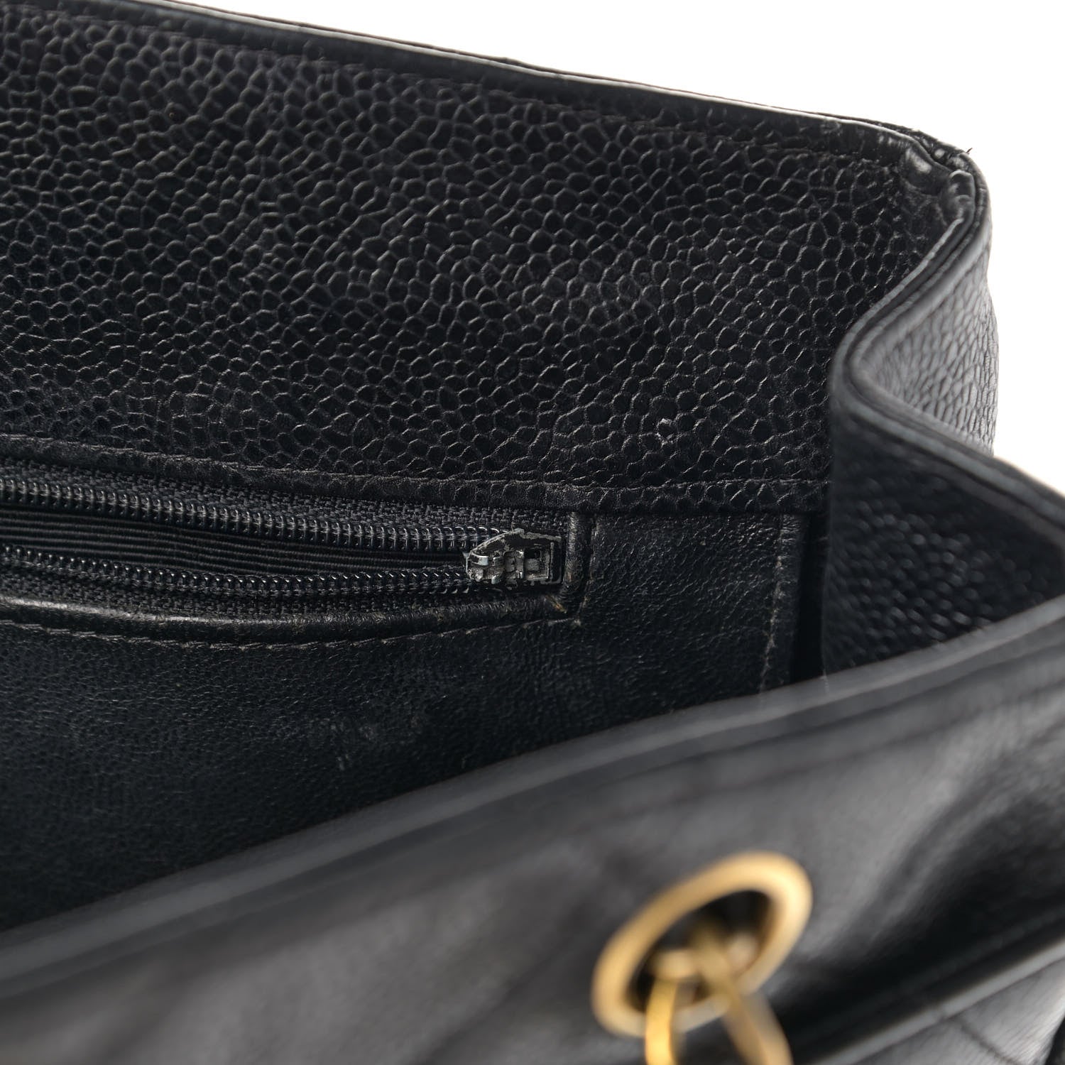 Chanel Caviar Quilted Flap Shoulder Bag Black 12 of 20