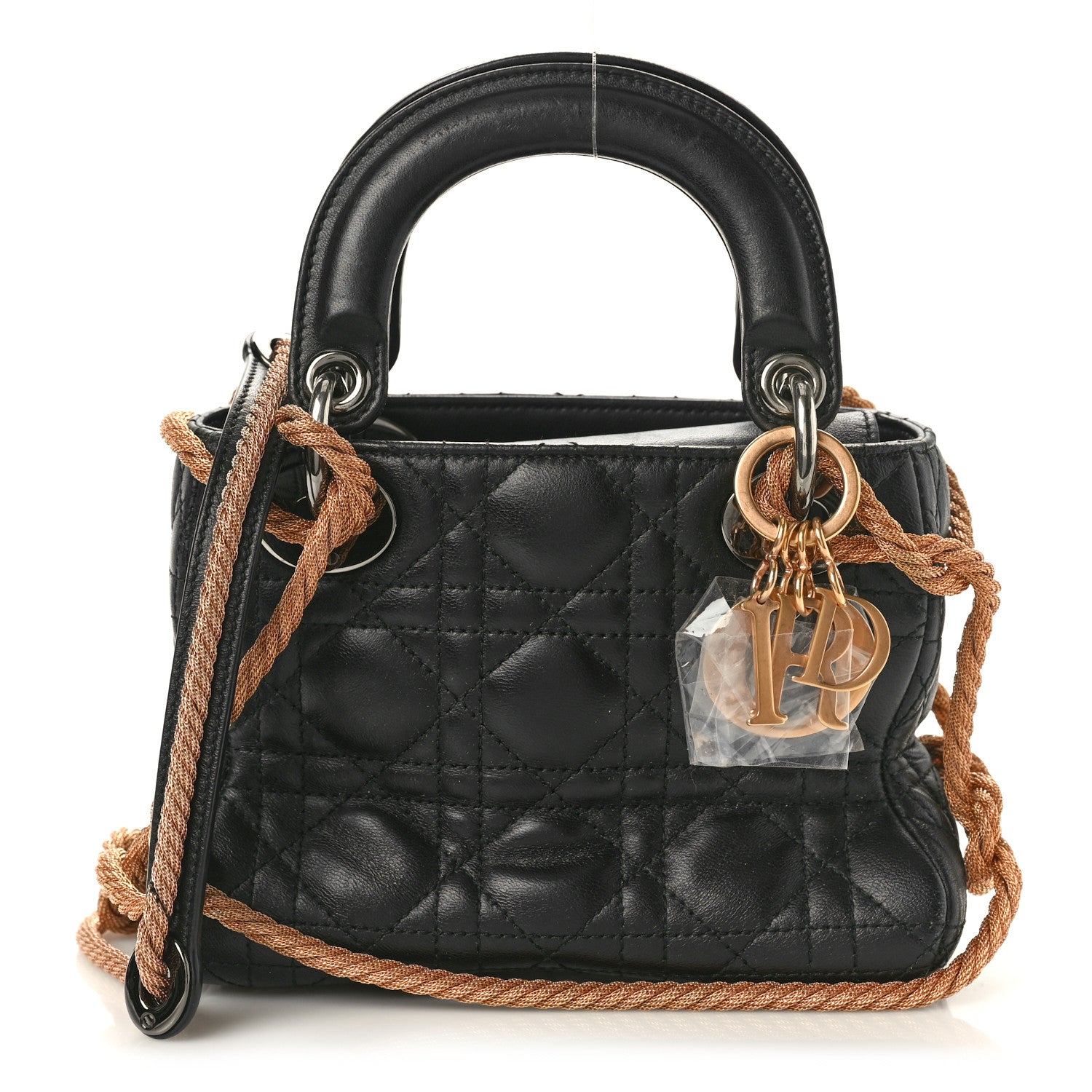 Christian Dior Lambskin Cannage Mini Morgane Tschiember Lady Dior