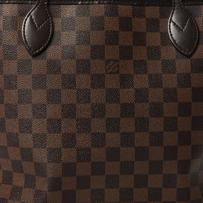 Louis Vuitton Damier Ebene Neo Neverfull MM Rose Ballerine 9 of 12