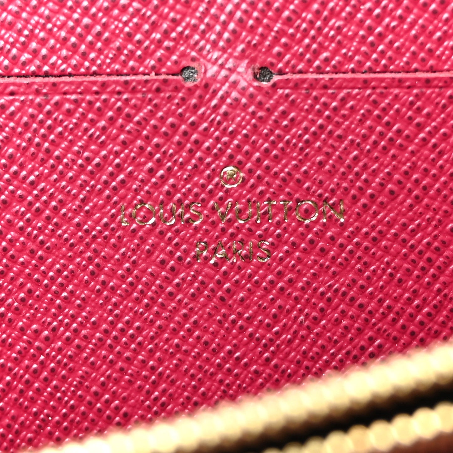 Monogram Clemence Wallet Fuchsia