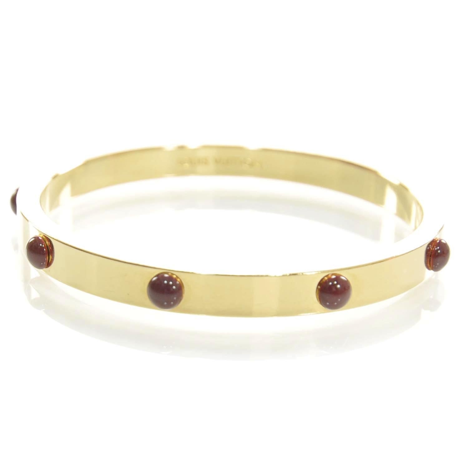 Louis Vuitton Lacquer Gimme a Clue Bracelet Medium Rouge Fauviste 1 of 3