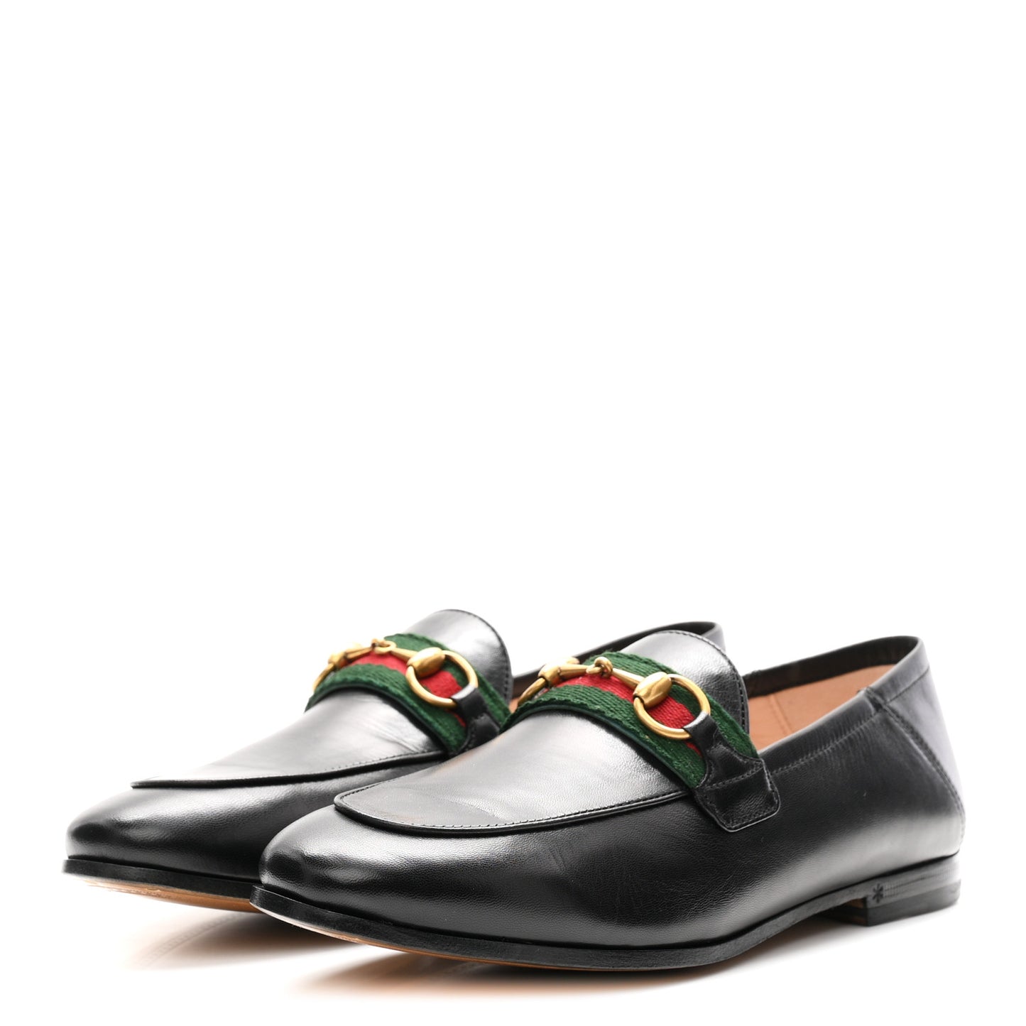 Malaga Kid Web Womens Horsebit Loafers 35.5 Black