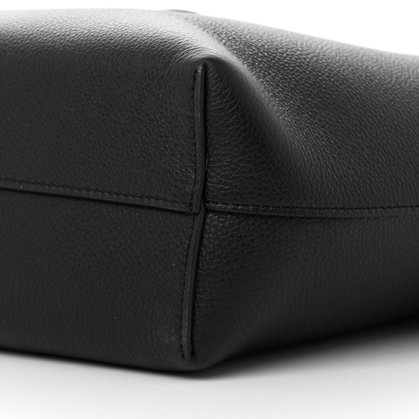 Grained Calfskin Triomphe Mini Cabas Anais Black