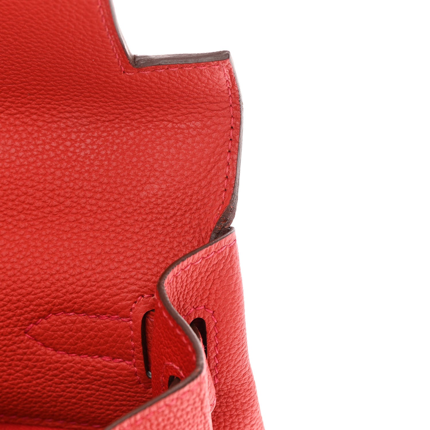 Hermes Togo Kelly Retourne 28 Rouge Casaque 11 of 14