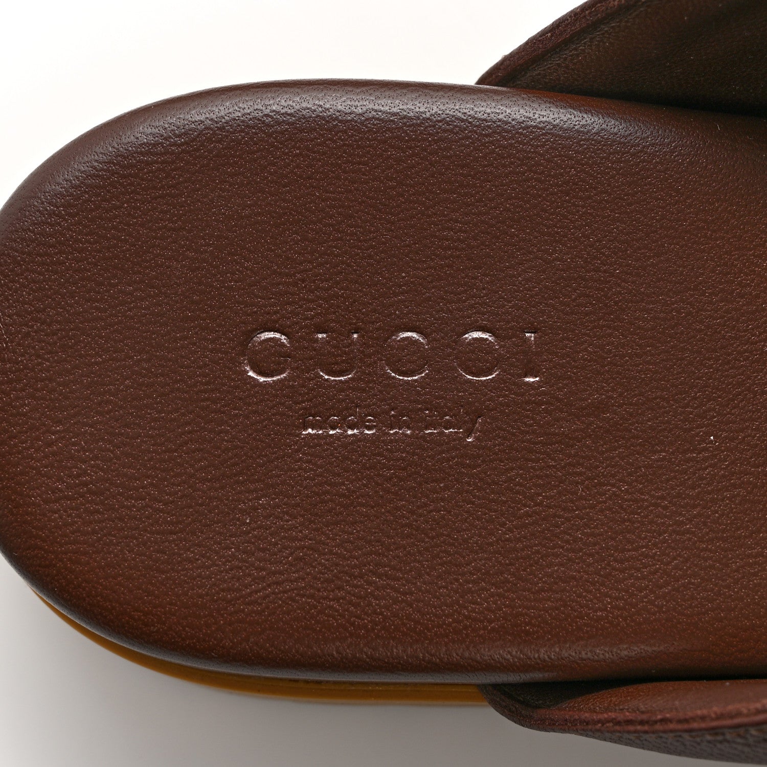 Gucci Calfskin Horsebit Mules 38 Burgundy 6 of 11