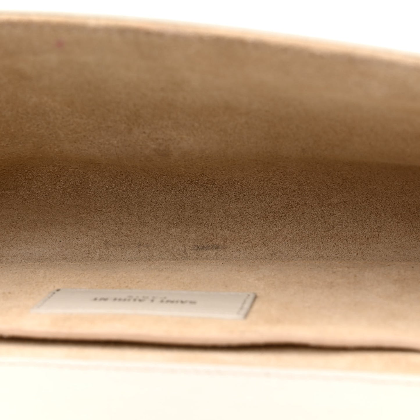 Calfskin Studded Lutetia Flap Clutch White