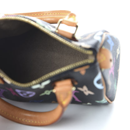 Louis Vuitton Monogram Multicolor Mini Sac HL Speedy Black 5 of 8