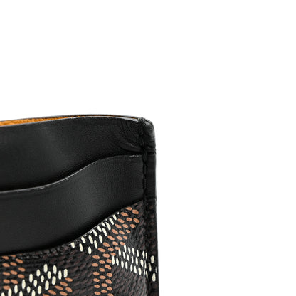 Goyard Goyardine Saint Sulpice Card Holder Black 9 of 9