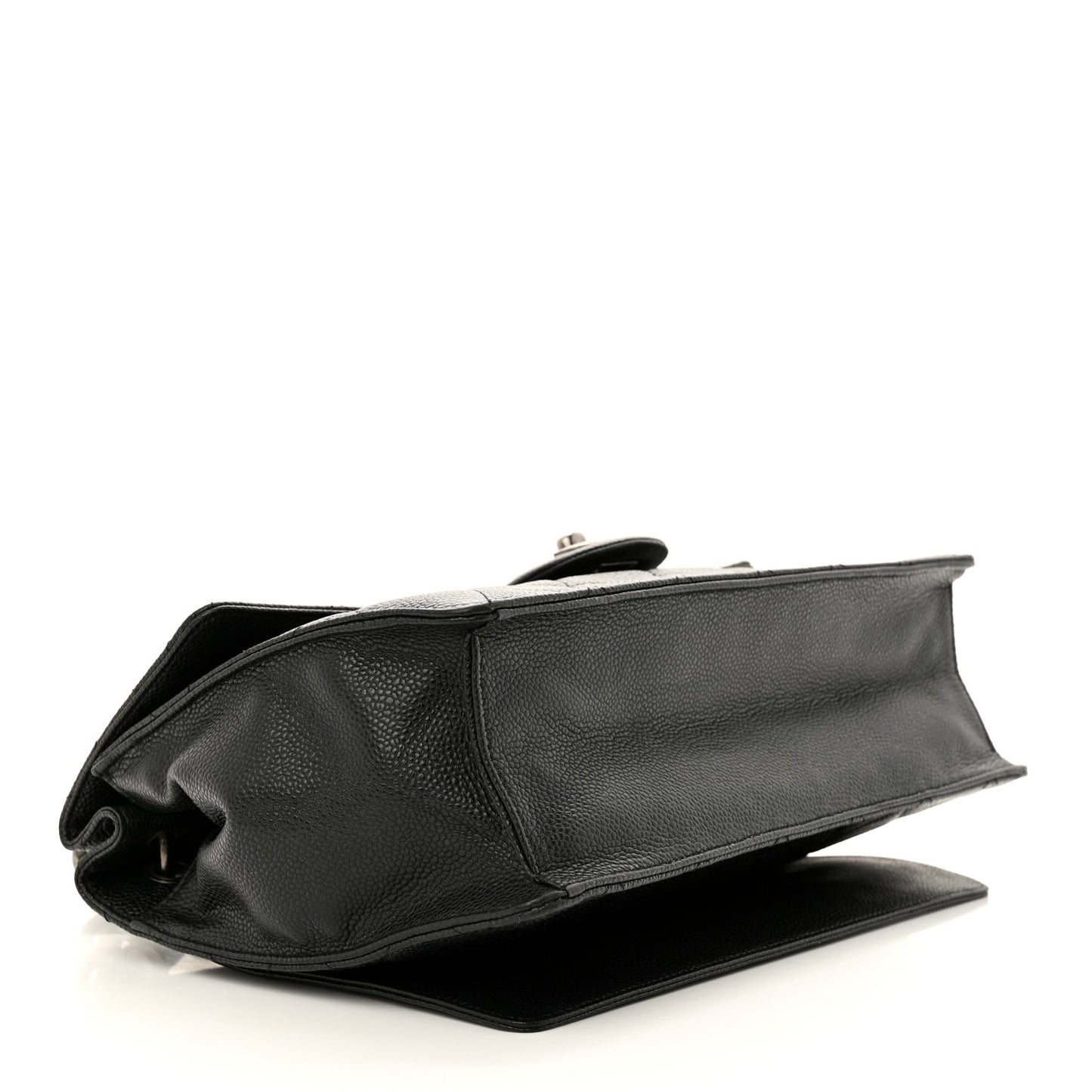 Caviar Quilted Medium Retro Class Flap Black