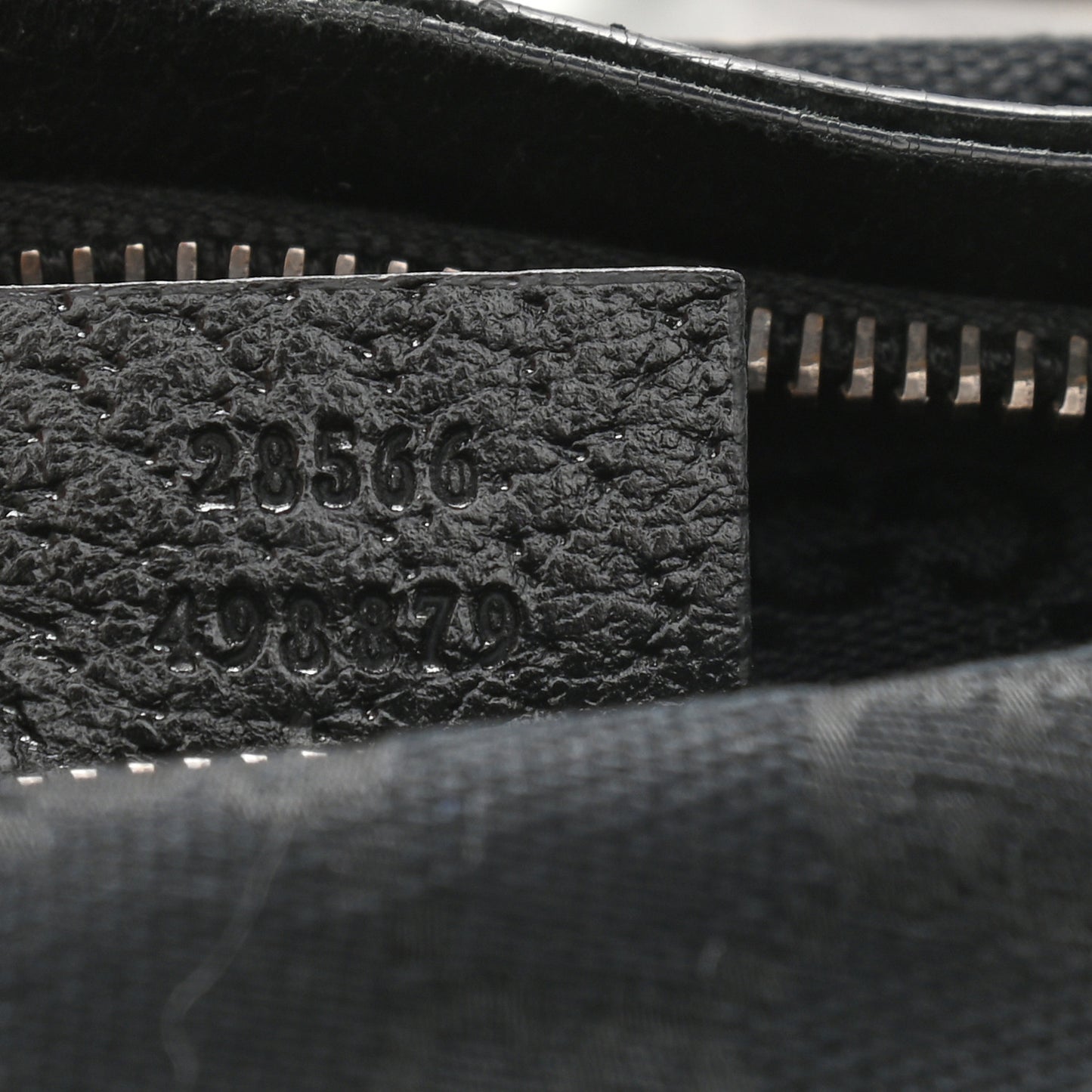 GG Monogram Web Double Pocket Belt Bag Black