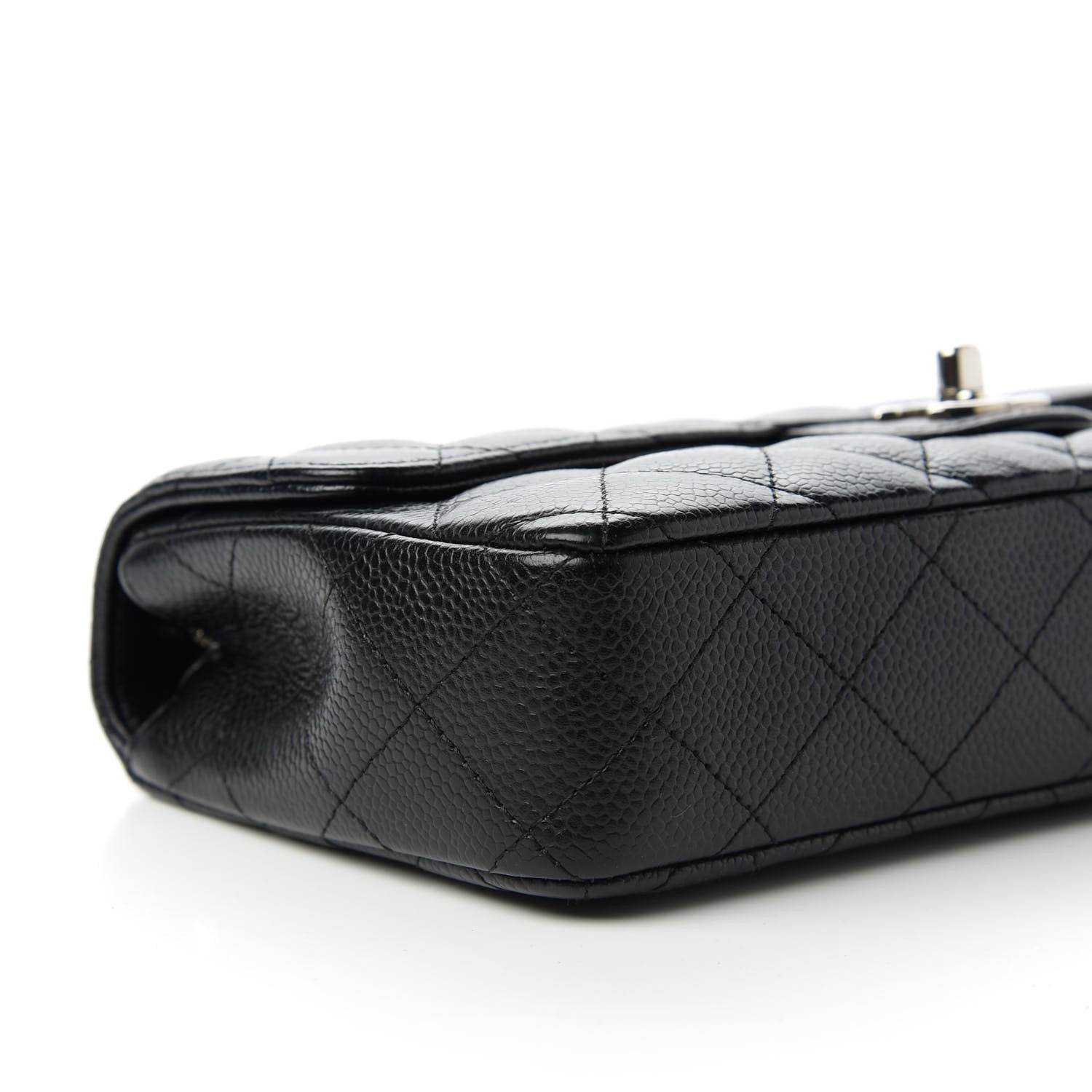Chanel Caviar Quilted East West Flap Black 6 of 10
