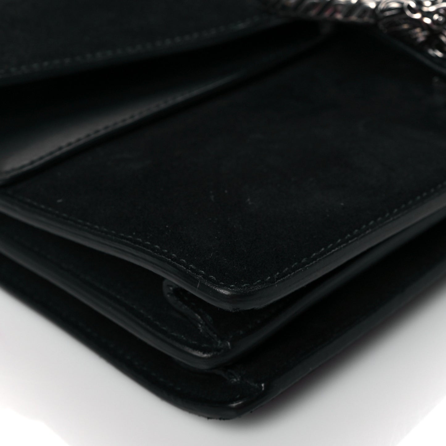 Suede Small Dionysus Shoulder Bag Black