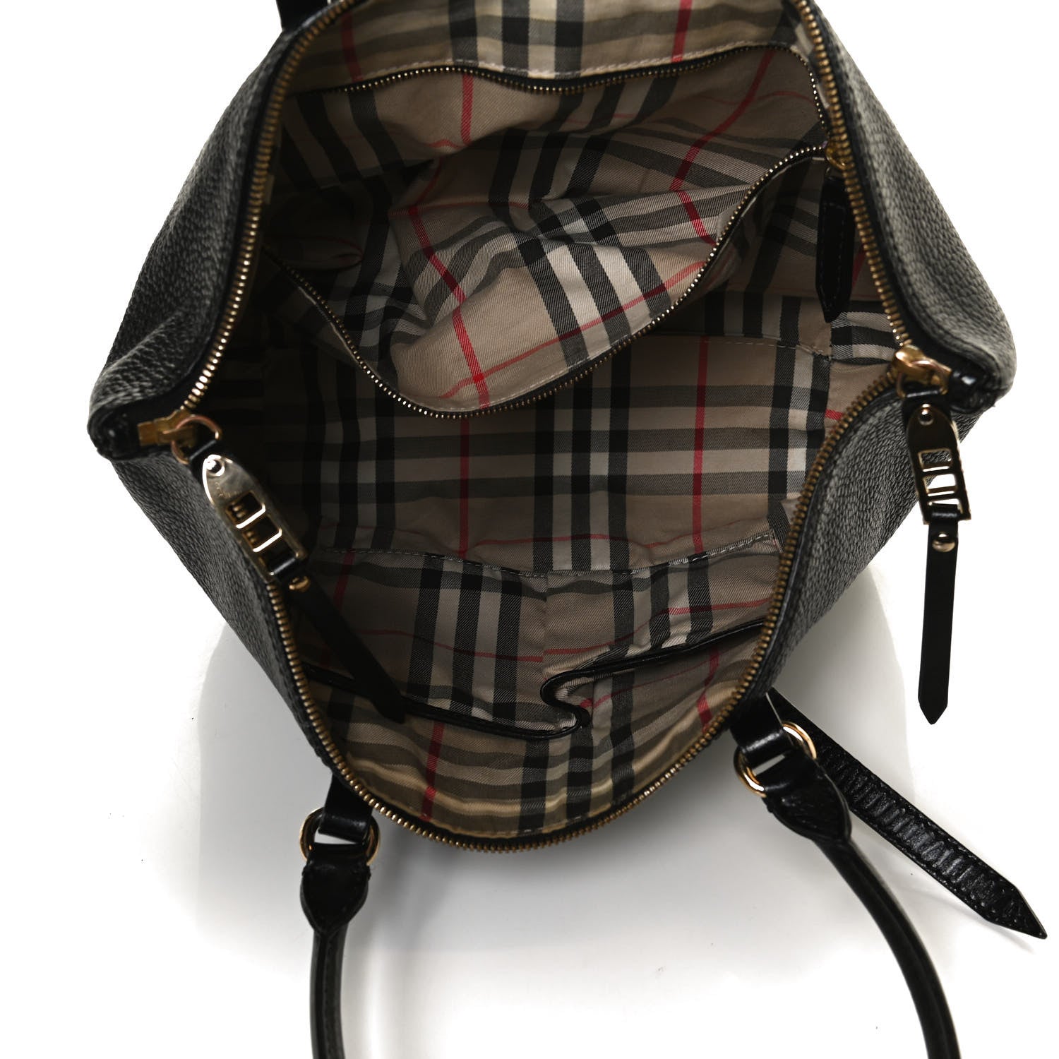 Burberry London Grainy Calfskin Small Salisbury Tote Black 4 of 7